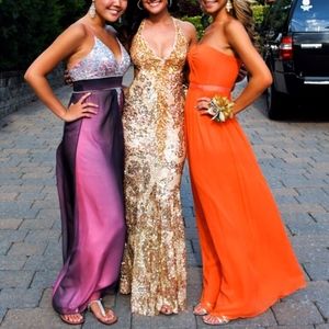 Cassandra Stone Sequined Formal Prom Dress